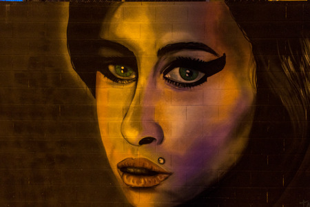 urban art graffiti amy winehouseのeditorial素材