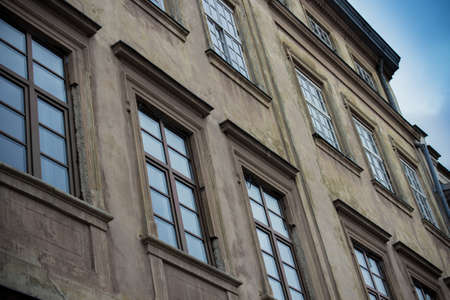 old house at an angleの写真素材