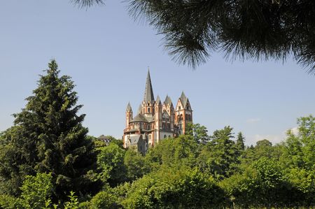 Cathedral in Limburg, Germanyの写真素材