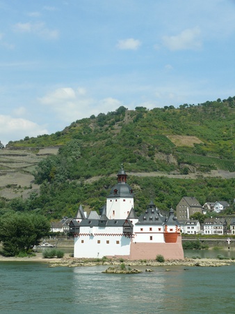 pfalz near kaubの写真素材
