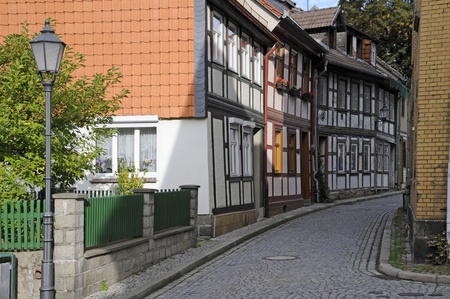 alley in wernigerodeのeditorial素材