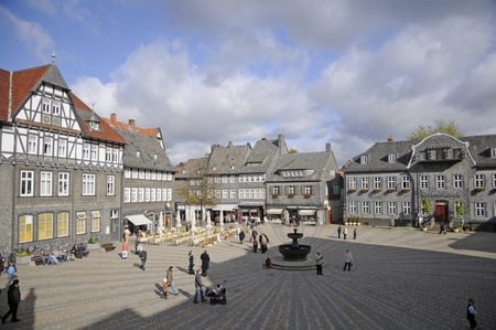 marketplace, goslarの写真素材