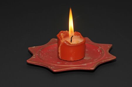 burning candleの写真素材