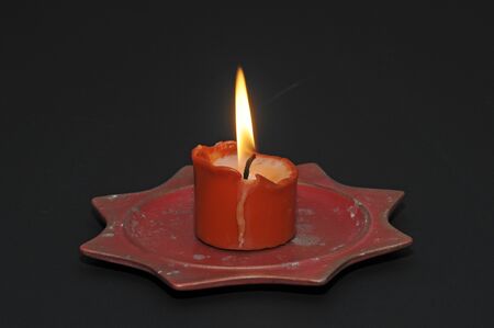 burning candleの写真素材