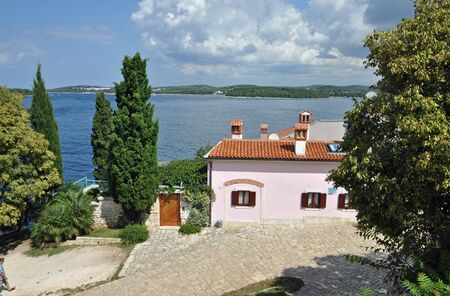 House near Rovinj, Istria, Croatiaの写真素材