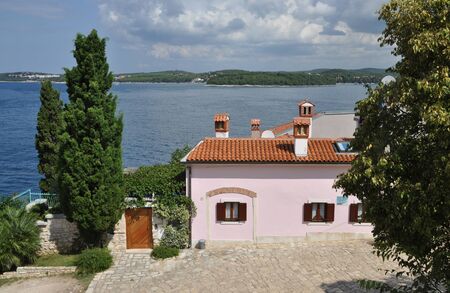 House near Rovinj, Istria, Croatiaの写真素材