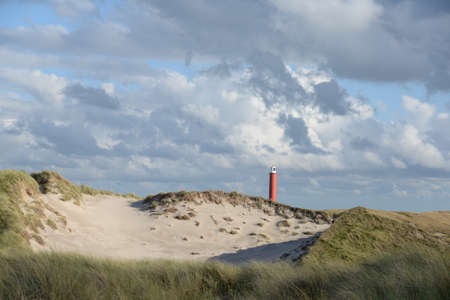 Lighthouse at Julianadorpの写真素材