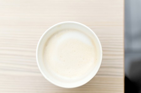 Close-up photo of a cup of coffeeの写真素材