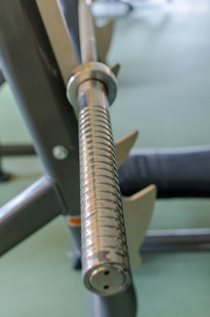 Closeup of trainer in the gymの写真素材