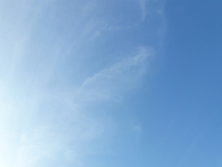 clouds in the blue skyの写真素材