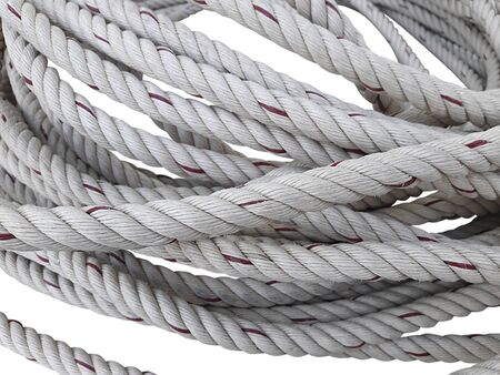 Rope isolated on white background