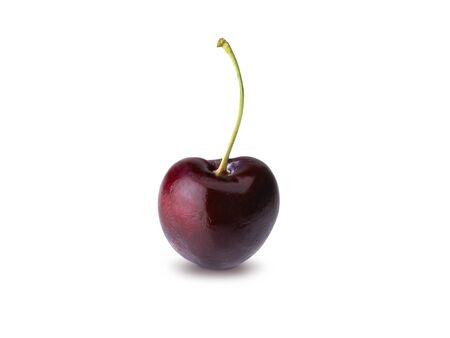 Cherry Isolated on White Backgroundの写真素材