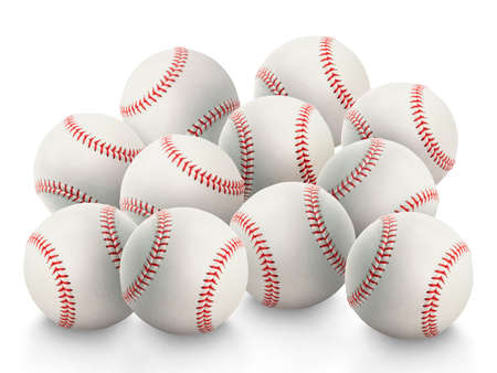 Baseball isolated on white background