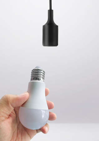 Power save LED lamp changing