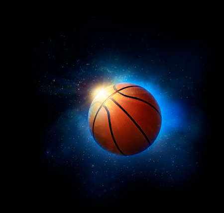 basketball ball. basketball game conceptの写真素材