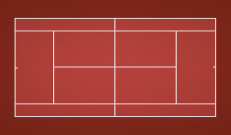 Top view. of tennis ground courtの写真素材