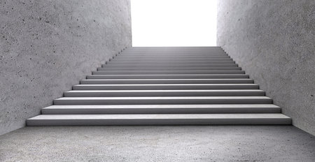 Concrete Stairs, Architectural Elements, Underground Walkway