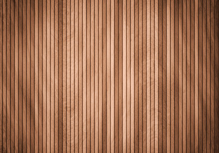Detail of a wooden wall with a linear relief and textureの写真素材