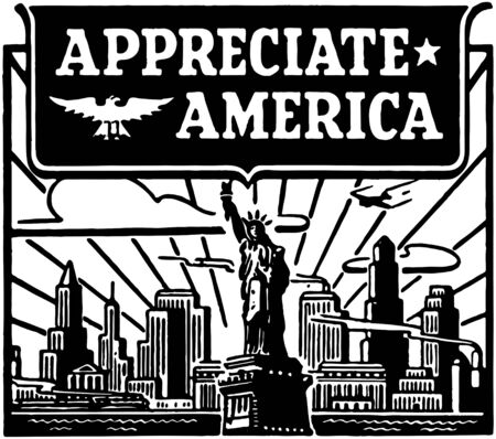 Appreciate Americaのイラスト素材