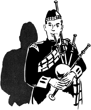 Bagpiperのイラスト素材