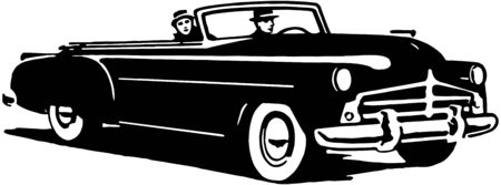 Convertible Cruisingのイラスト素材