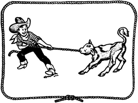 Cowboy Kidのイラスト素材