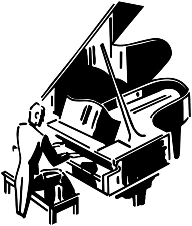 Concert Pianistのイラスト素材