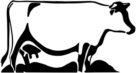 Cow 2のイラスト素材