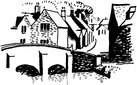 European Villageのイラスト素材