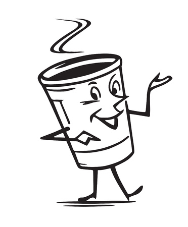 Mister Coffeeのイラスト素材
