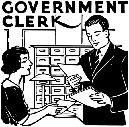 Government Clerkのイラスト素材