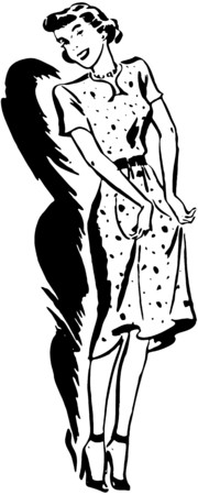 Guess How Old Her Dress Isのイラスト素材