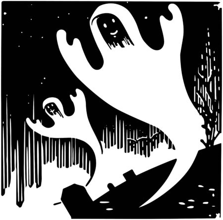 Halloween Ghostsのイラスト素材