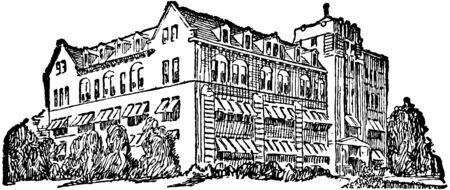 High Schoolのイラスト素材