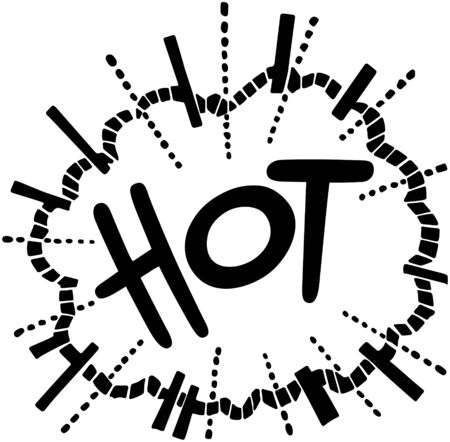 Hot Exploding Headerのイラスト素材