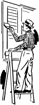 House Painterのイラスト素材