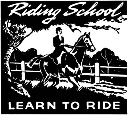 Riding Schoolのイラスト素材