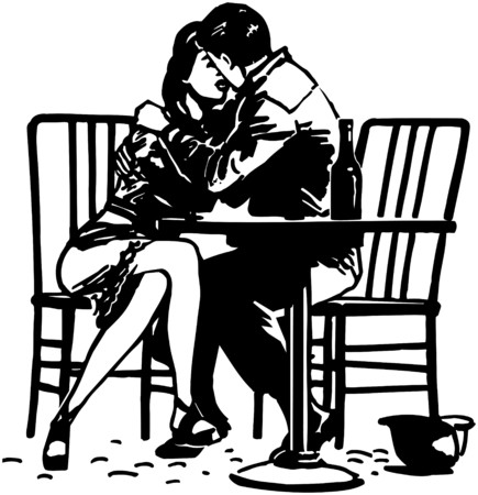 Romantic Embraceのイラスト素材