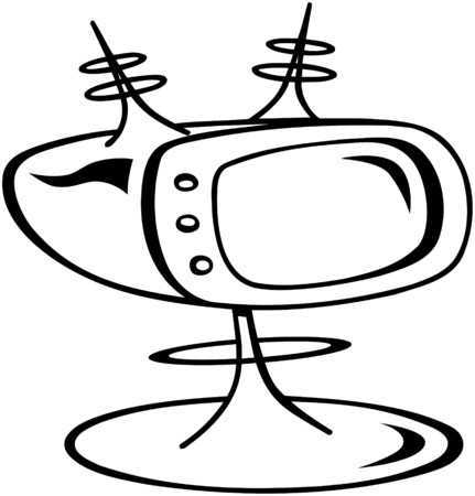 Modern TVのイラスト素材