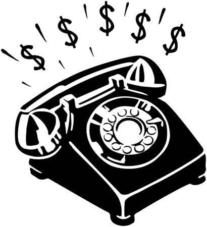 Money Phoneのイラスト素材