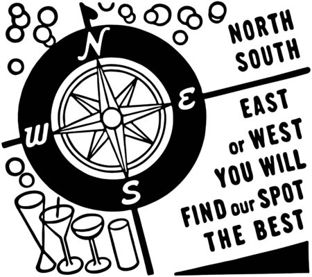 North South East Or Westのイラスト素材