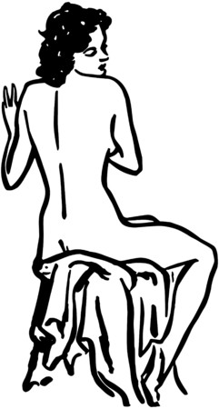 Nude Modelのイラスト素材