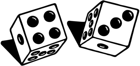 Pair Of Diceのイラスト素材