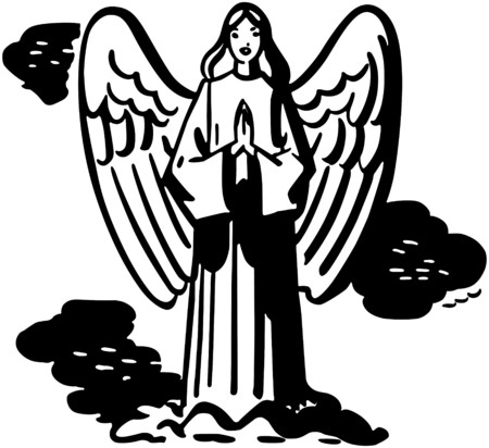 Praying Angelのイラスト素材