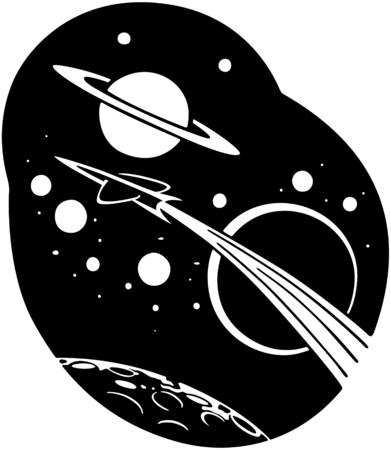 Rocketship To Spaceのイラスト素材