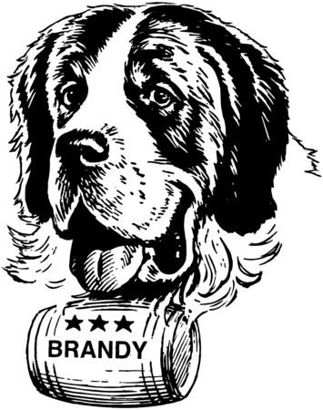 Saint Bernardのイラスト素材