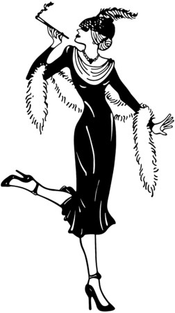 Stylish Thirties Galのイラスト素材