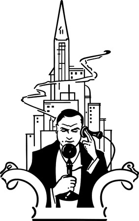 Call From Radio Cityのイラスト素材