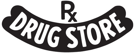 Rx Drug Storeの写真素材