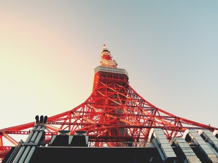 Tokyo Tower, The landmark of Tokyoの素材